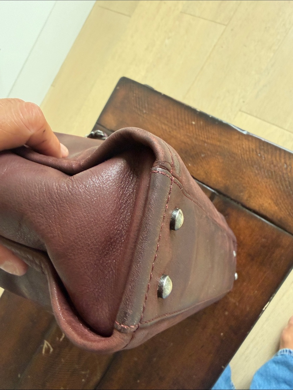 CHANEL Brown soft and crumbled calfskin portobello bag. Very good - Picture 4 of 16